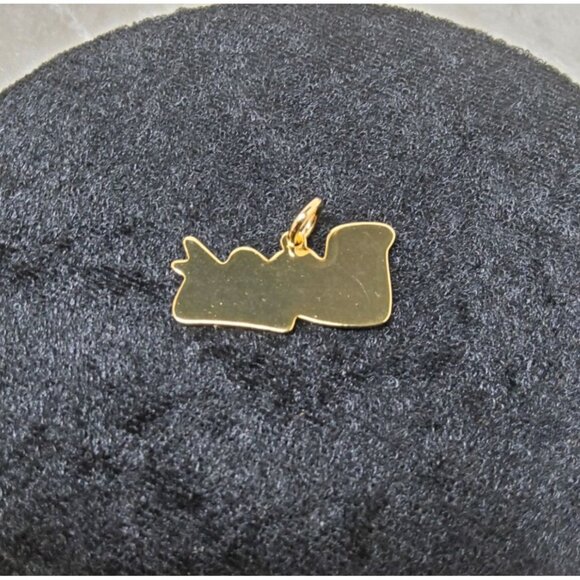 Jubilation 125 Vintage Gold-Tone Enamel charm - Picture 3 of 3